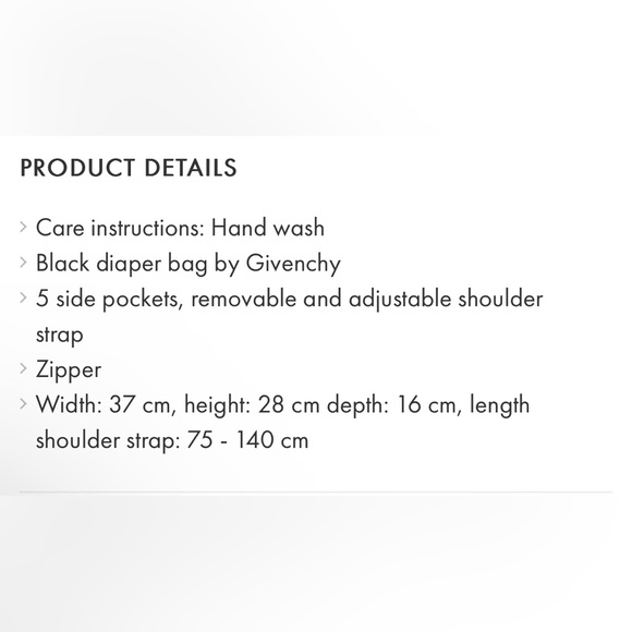 Used Givenchy diaper bag - Picture 10 of 10